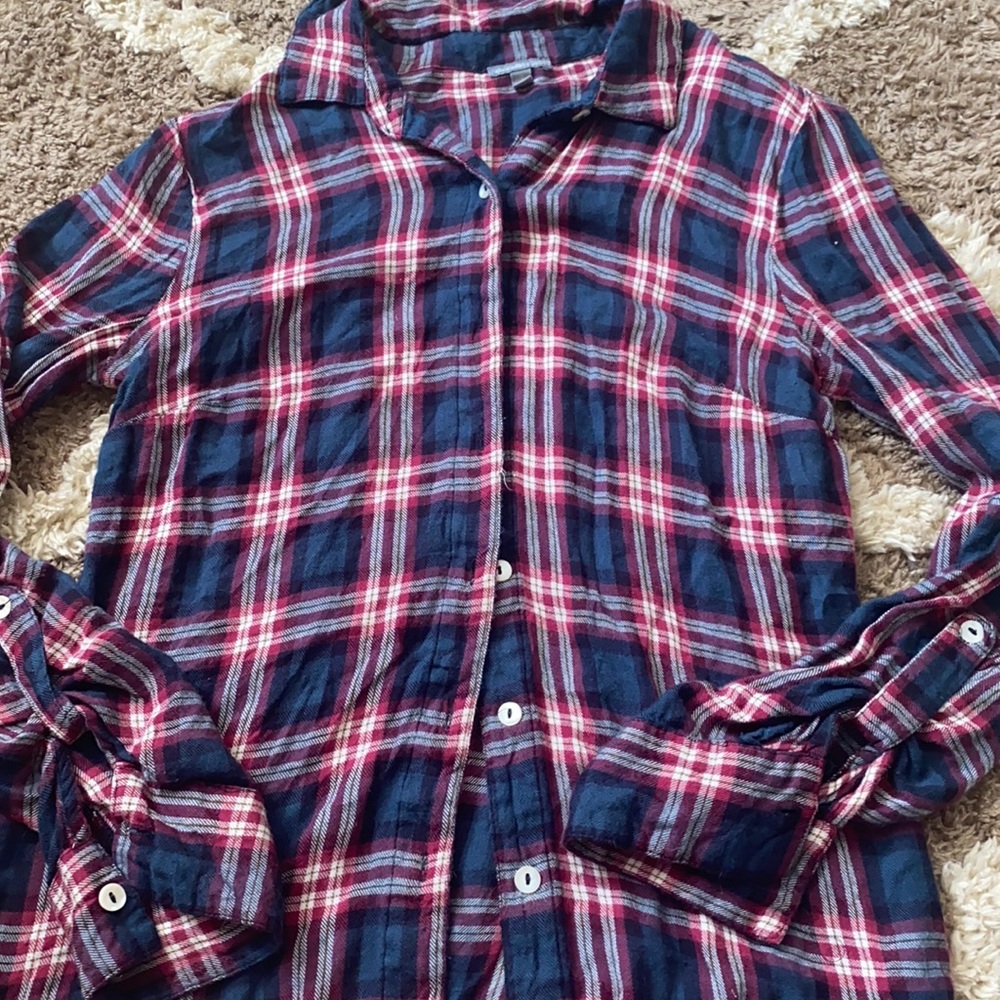 Plaid button up